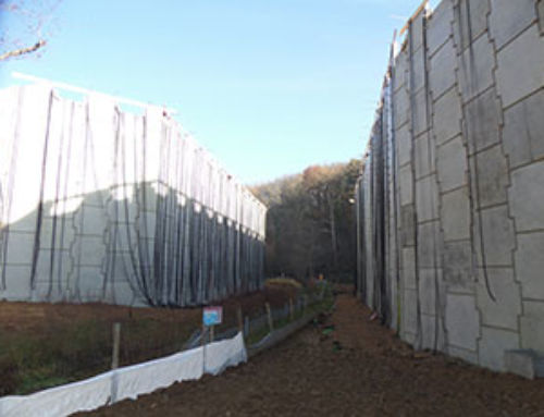 France – 15 meters high abutments for national road 82