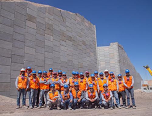 Tierra Armada Chile supplies close to 4000m2 of Reinforced Earth® walls for copper mine in Chile